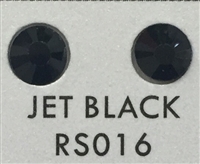 Low-Lead Machine Cut (MC) Hot Fix Rhinestone - Jet Black
