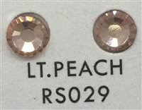 Low-Lead Machine Cut (MC) Hot Fix Rhinestone - Lite Peach
