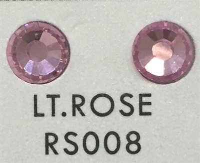 Low-Lead Machine Cut (MC) Hot Fix Rhinestone - Lite Rose