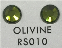 Low-Lead Machine Cut (MC) Hot Fix Rhinestone - Olivine