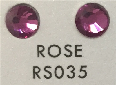 Low-Lead Machine Cut (MC) Hot Fix Rhinestone - Rose