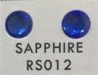 Low-Lead Machine Cut (MC) Hot Fix Rhinestone - Sapphire