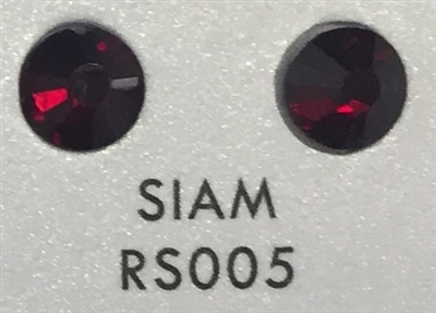 Low-Lead Machine Cut (MC) Hot Fix Rhinestone - Siam