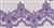 LNS-BBE-101-Lavender.  3.0"-wide Bridal Lace with Beads - Lavender