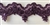 LNS-BBE-101-PLUM.  Bridal Lace with Beads - Plum
