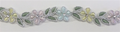 Bridal Lace with Beads - MULTI