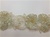 LNS-BBE-185-GOLD.  BRIDAL BEADED LACE - GOLD - 2.0 INCHES