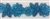 LNS-BBE-190-BLUE.  BRIDAL BEADED LACE - 1.5 INCH WIDE