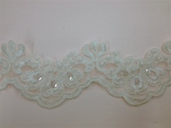 LNS-BBE-192-OFFWHITE.  BRIDAL BEADED LACE