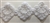 LNS-BBE-208-WHITE. BRIDAL BEADED LACE WITH PEARLS - 3.5 " WIDE