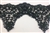 LNS-BBE-228-HUNTERGREEN. Hunter-Green Bridal Lace with Exquisite Embroideries, Green Pearls and Raised Flowers - 5 Inch Wide