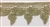 LNS-BBE-236-GOLD. Gold Bridal Lace with Shiny Crystals - Sold By the Yard - 3 Inch Wide