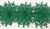 LNS-BBE-252-GREEN. Green Bridal Lace with Multi-Layer Raised Flowers - 5 Inch Wide