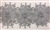 LNS-BBE-252-SILVER. Silver Bridal Lace with Multi-Layer Raised Flowers - 5 Inch Wide