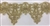 LNS-BBE-262-GOLD.  Gold Bridal Lace - 3.5 Inch Wide - Sold By the Yard