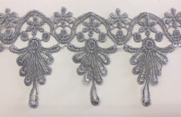 LNS-BBE-278-GREY. BRIDAL LACE