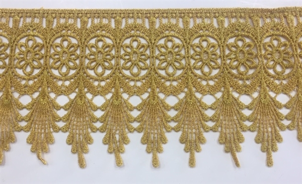 LNS-BBE-279-GOLD. BRIDAL LACE