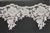LNS-BBE-288-WHITE.  BRIDAL BEADED LACE ON TULLE - 6.5" WIDE - WHITE