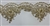 LNS-BBE-303-GOLD. EMBROIDERED BRIDAL BEADED LACE WITH BEADS AND PEARLS - 4" - GOLD