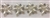 LNS-BED-154-WHITE.  Beaded Trim with Beautifully Arranged Whie Pearls and Clear Crystals on a White Mesh - Sold By the Yard - 1.25 Inch Wide