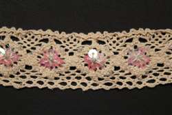 LNS-CRO-101-ABNATURAL.  Crochet Lace