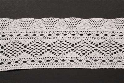 LNS-CRO-103-WHITE.  Crochet Lace