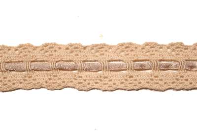 LNS-CRO-118-NATURAL.  Crochet Lace
