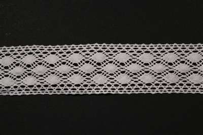 LNS-CRO-119-WHITE.  Crochet Lace