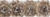 LNS-FLR-107-BROWN.  Non-Stretch Floral Lace.  Style # LNS-FLR-107-Brown