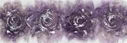 LNS-FLR-107-PURPLE.  Non-Stretch Floral Lace - Purple
