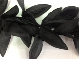 LNS-FLR-116-BLACK.  Non-Stretch Floral Lace