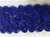 LNS-FLR-146-3LINE-BLUE.  3-LINE FLORAL LACE ON ORGANZA