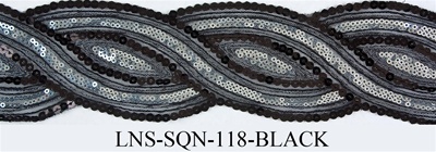 LNS-SQN-118.  Sequins Lace