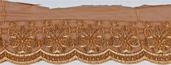 LNS-SQN-129.  4.0"-wide Non-Stretch Sequins Lace