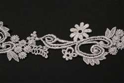 LNS-VEN-120-WHITE.  Venice Lace