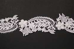 LNS-VEN-129-WHITE.  Venice Lace