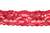 LST-BED-103-RED.  Beaded Stretch Lace