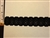 LST-REG-101-BLACK.  Stretch Lace - 1 INCH WIDE - BLACK