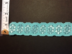 LST-REG-101-MINT.  STRETCH LACE - 1 INCH WIDE - MINT