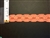 LST-REG-104-ORANGE.  STRETCH LACE 1 INCH WIDE - ORANGE