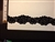 LST-REG-106-BLACK1.  STRETCH LACE 1 INCH WIDE - BLACK