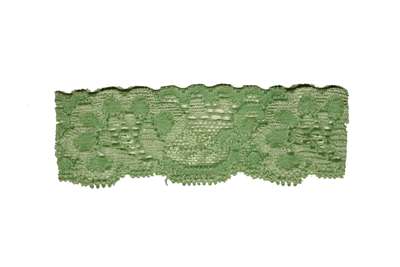 LST-REG-106-GREEN.  Stretch Lace