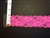 LST-REG-209-NEON PINK. STRETCH LACE 2 INCH WIDE