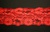 LST-REG-213-HOTPINK.  2.0"-wide Double Scallop Stretch Lac