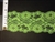 LST-REG-304-LIMEGREEN.  STRETCH LACE 3 INCH WIDE - LIMEGREEN