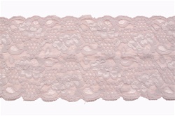 LST-REG-501-NUDE.  STRETCH LACE 5 INCH WIDE - NUDE