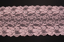 LST-REG-606-PINK.  6.0"-wide Stretch Lace