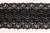 LST-REG-613-BLACK.  6.0"-wide Stretch Lace