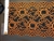 LST-REG-621-BLACKORANGE.  STRETCH LACE 6 INCH WIDE - BLACKORANGE