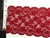 LST-REG-621-MAROON.  STRETCH LACE 6 INCH WIDE - MAROON